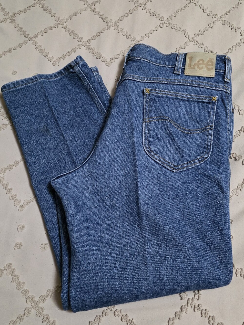 Mens LEE Jeans Size 40x30 - Buttons Added